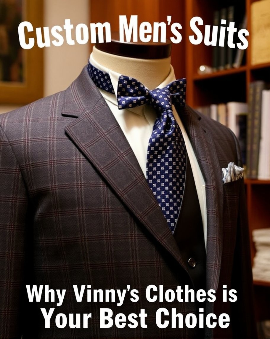 Custom Men’s Suits: Why Vinny’s Custom Clothes is Your Best Choice