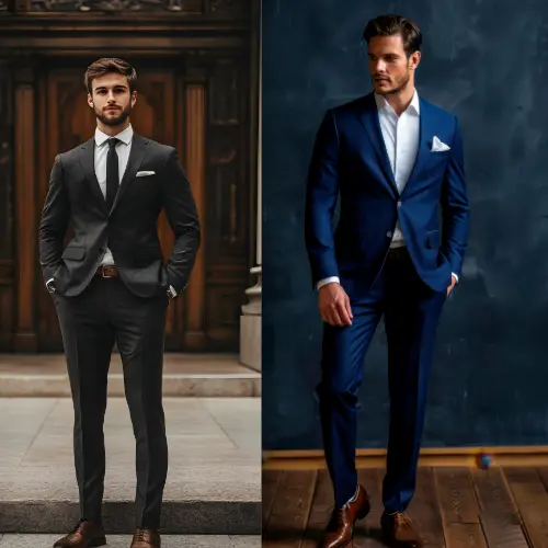 The art of bespoke tailoring – handcrafted custom suit details at Vinny’s Custom Clothes.
